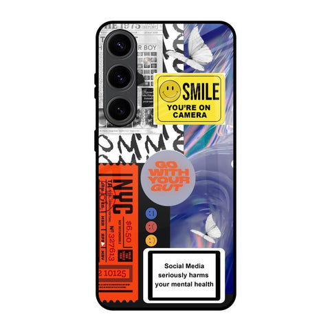 Smile for Camera Samsung Galaxy S24 5G Glass Back Cover Online