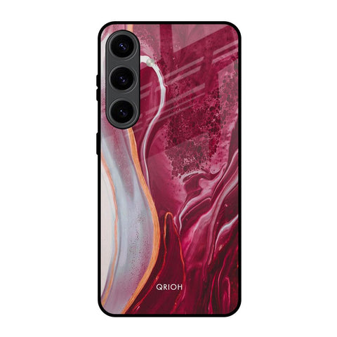 Crimson Ruby Samsung Galaxy S24 5G Glass Back Cover Online