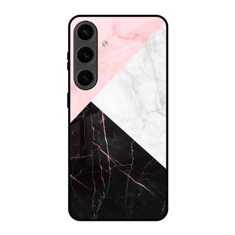 Marble Collage Art Samsung Galaxy S24 5G Glass Back Cover Online