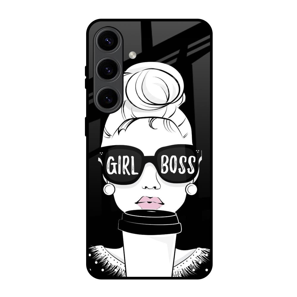 Girl Boss Samsung Galaxy S24 5G Glass Back Cover Online