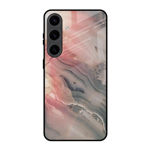 Pink And Grey Marble Samsung Galaxy S24 5G Glass Back Cover Online