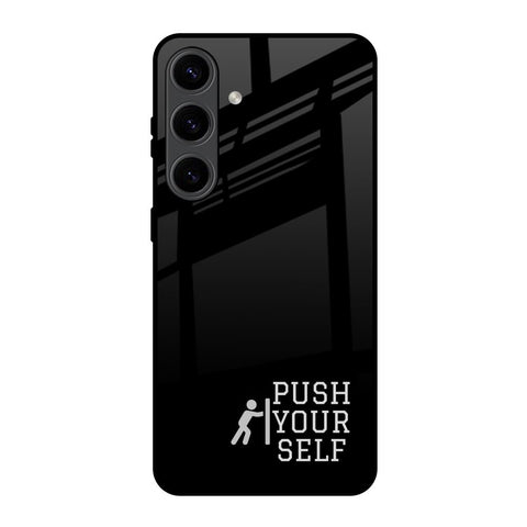 Push Your Self Samsung Galaxy S24 5G Glass Back Cover Online