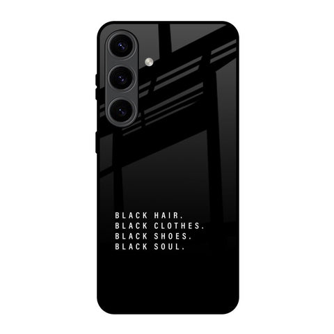 Black Soul Samsung Galaxy S24 5G Glass Back Cover Online
