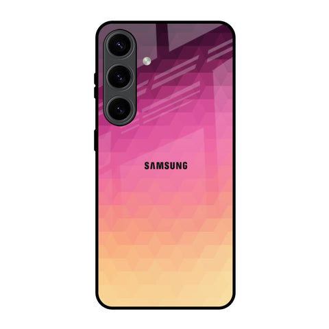 Geometric Pink Diamond Samsung Galaxy S24 5G Glass Back Cover Online
