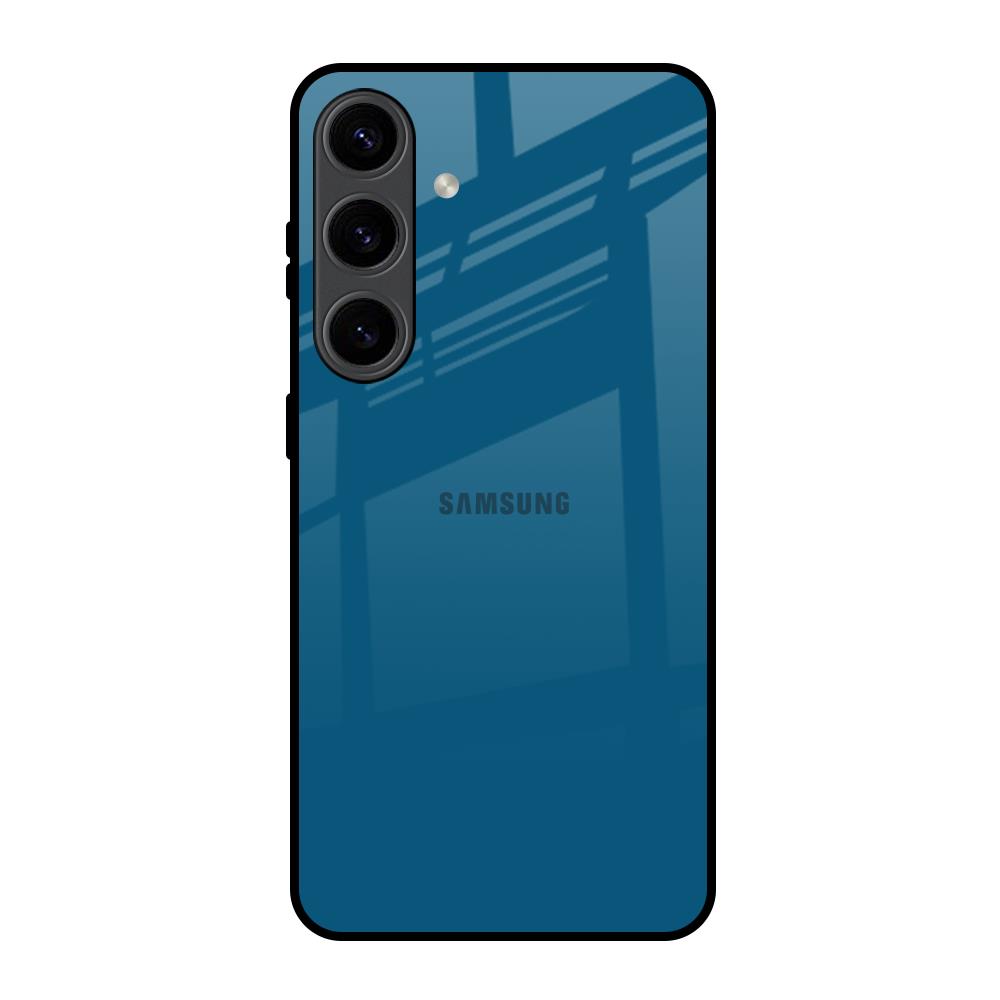 Cobalt Blue Samsung Galaxy S24 5G Glass Back Cover Online
