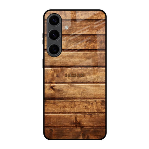 Wooden Planks Samsung Galaxy S24 5G Glass Back Cover Online