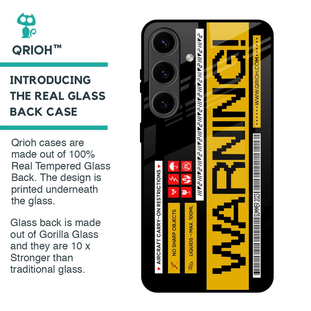Aircraft Warning Glass Case for Samsung Galaxy S24 5G