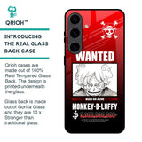 Luffy Wanted Glass Case for Samsung Galaxy S24 5G