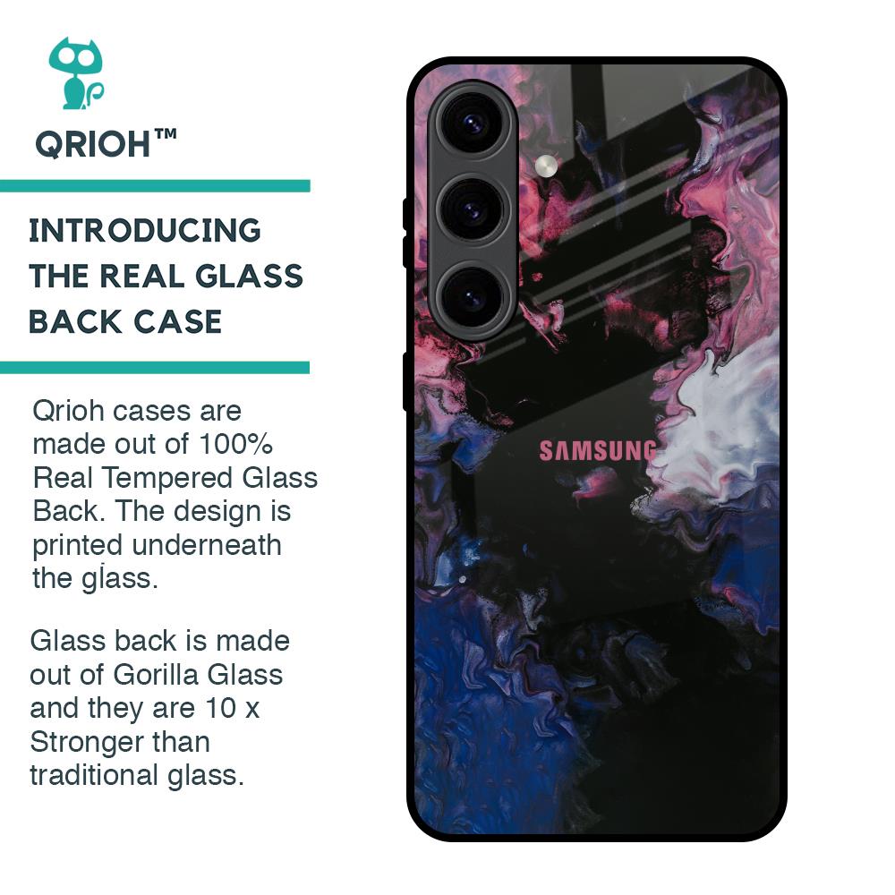 Smudge Brush Glass case for Samsung Galaxy S24 5G