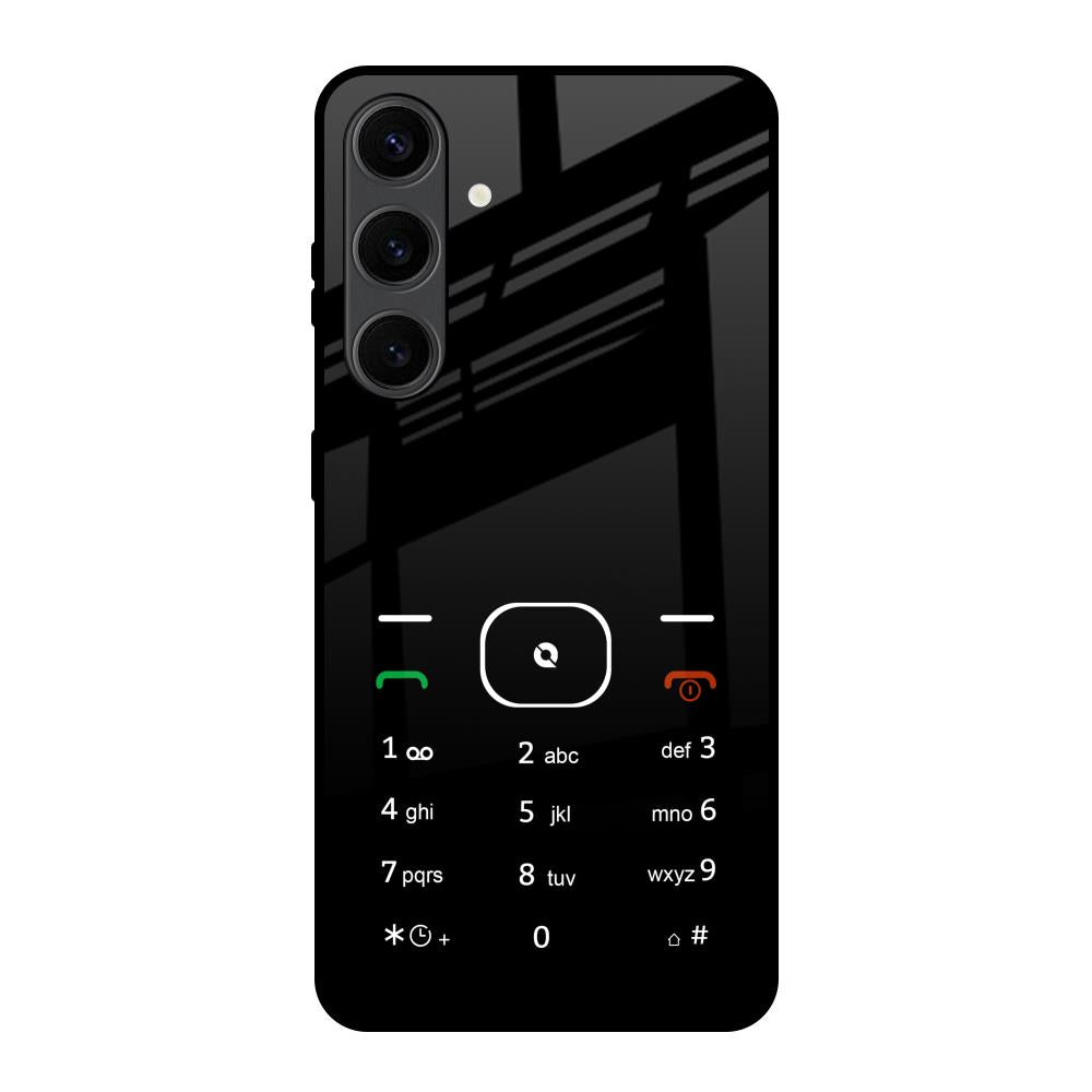 Classic Keypad Pattern Samsung Galaxy S24 Plus 5G Glass Back Cover Online