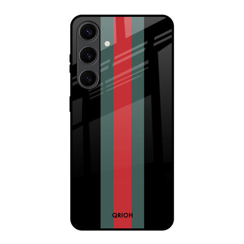 Vertical Stripes Samsung Galaxy S24 Plus 5G Glass Back Cover Online