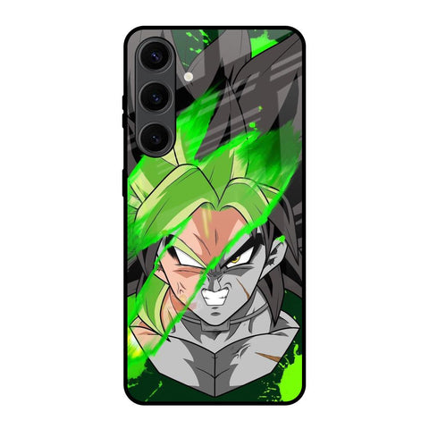 Anime Green Splash Samsung Galaxy S24 Plus 5G Glass Back Cover Online