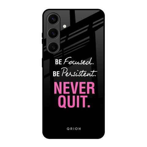 Be Focused Samsung Galaxy S24 Plus 5G Glass Back Cover Online