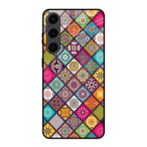 Multicolor Mandala Samsung Galaxy S24 Plus 5G Glass Back Cover Online