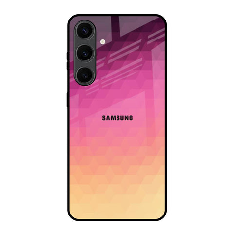 Geometric Pink Diamond Samsung Galaxy S24 Plus 5G Glass Back Cover Online