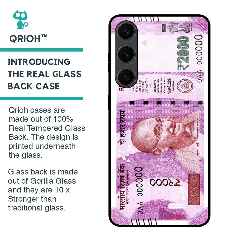 Stock Out Currency Glass Case for Samsung Galaxy S24 Plus 5G