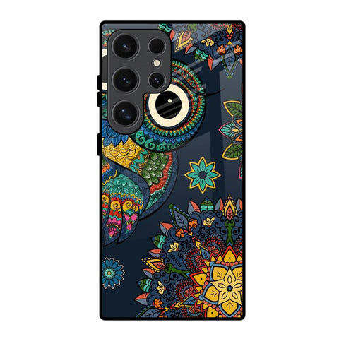 Owl Art Samsung Galaxy S24 Ultra 5G Glass Back Cover Online