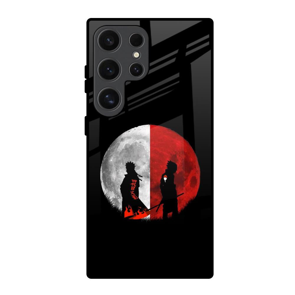 Anime Red Moon Samsung Galaxy S24 Ultra 5G Glass Back Cover Online