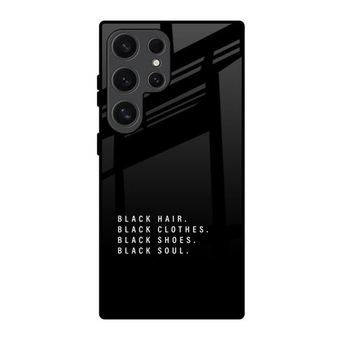 Black Soul Samsung Galaxy S24 Ultra 5G Glass Back Cover Online