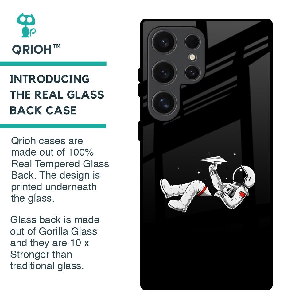 Space Traveller Glass Case for Samsung Galaxy S24 Ultra 5G