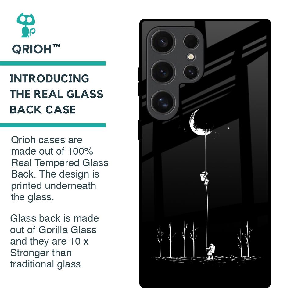 Catch the Moon Glass Case for Samsung Galaxy S24 Ultra 5G
