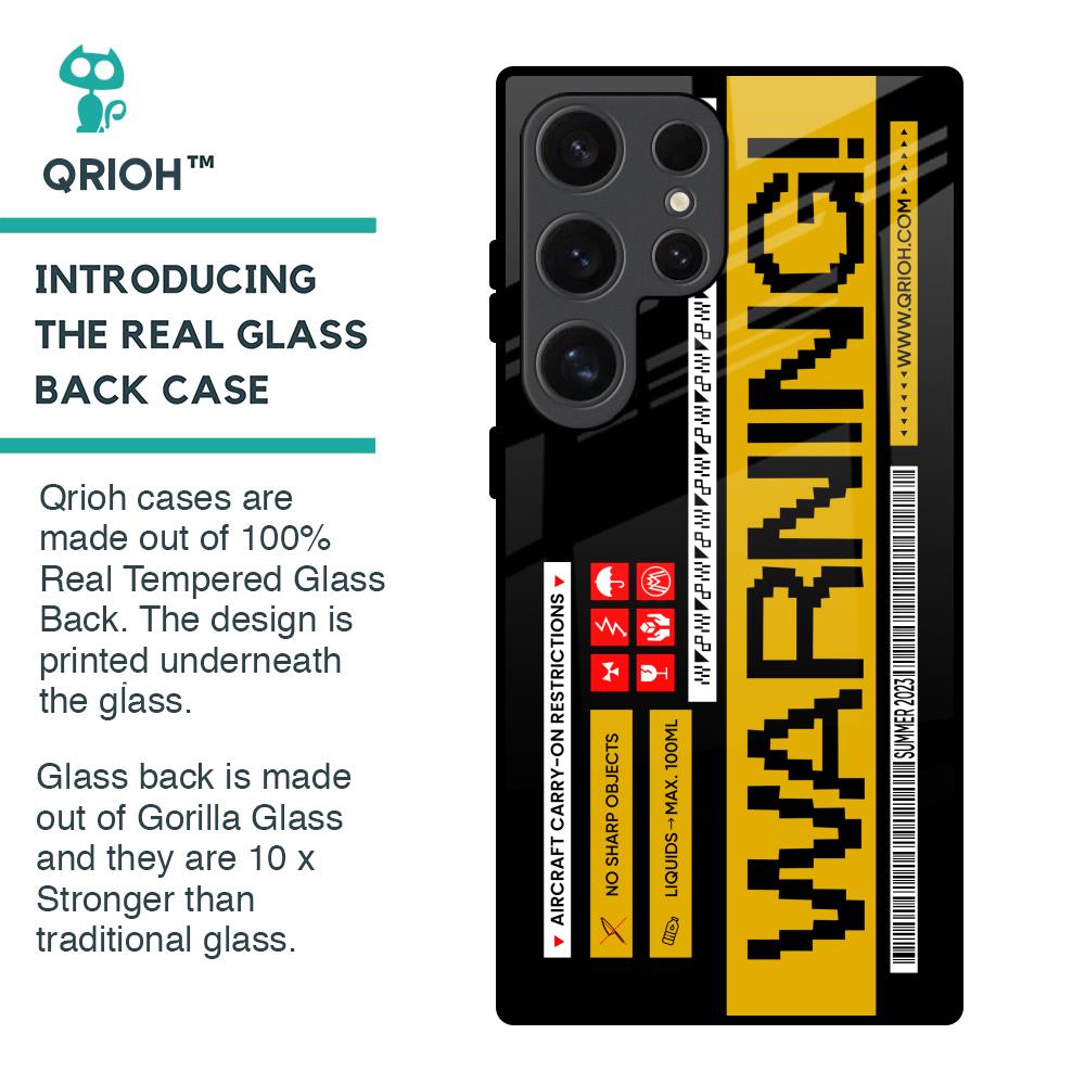 Aircraft Warning Glass Case for Samsung Galaxy S24 Ultra 5G
