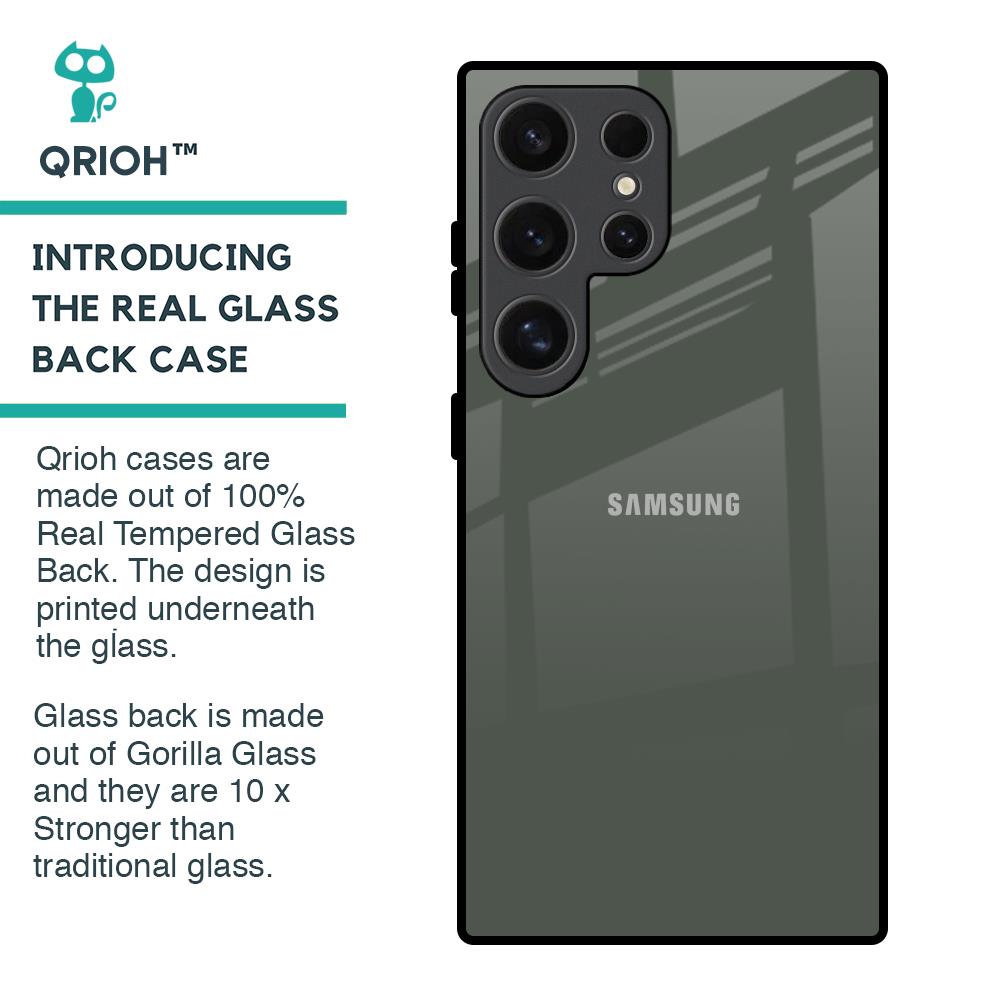 Charcoal Glass Case for Samsung Galaxy S24 Ultra 5G