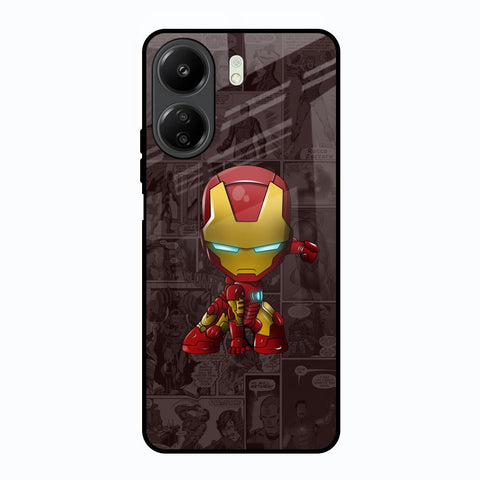Angry Baby Super Hero Redmi 13C Glass Back Cover Online