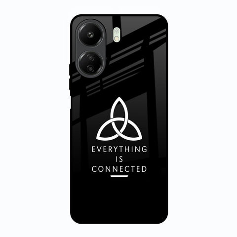 Everything Is Connected Redmi 13C Glass Back Cover Online