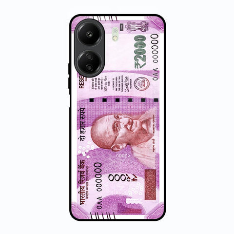 Stock Out Currency Redmi 13C Glass Back Cover Online