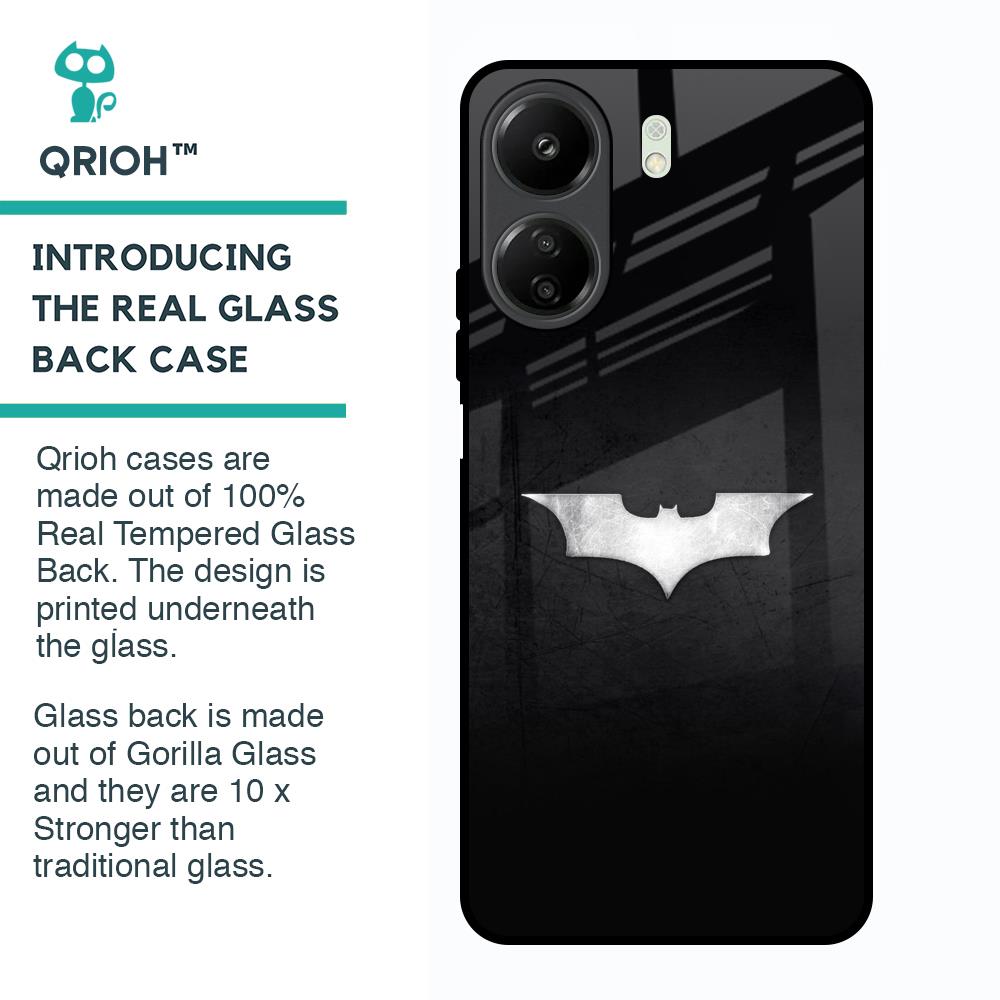 Super Hero Logo Glass Case for Redmi 13C