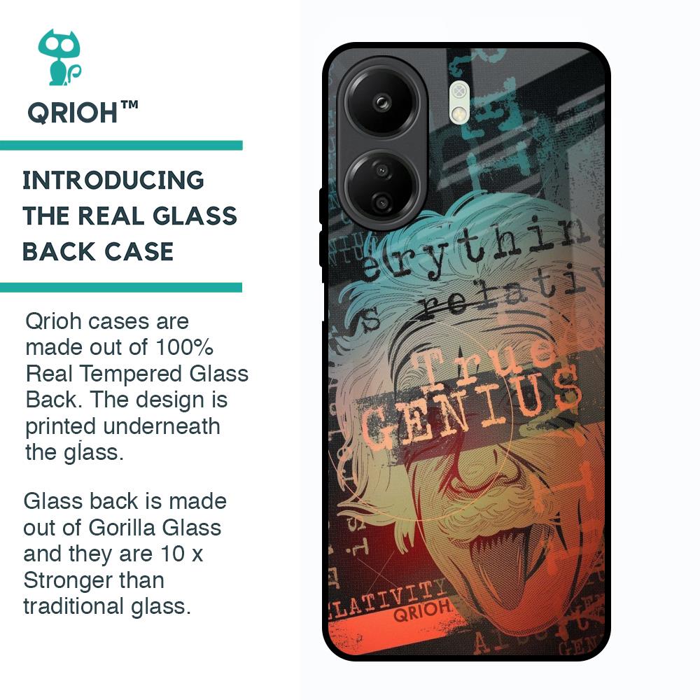 True Genius Glass Case for Redmi 13C