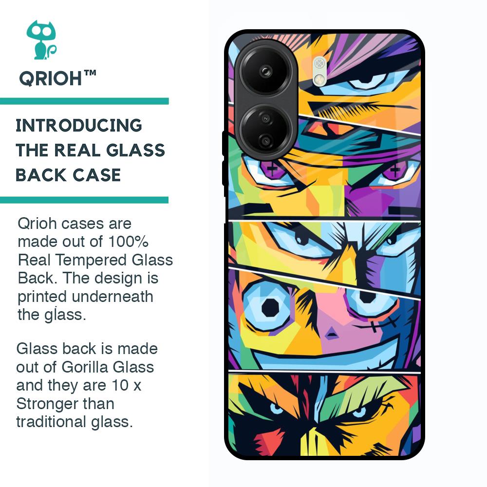 Anime Legends Glass Case for Redmi 13C