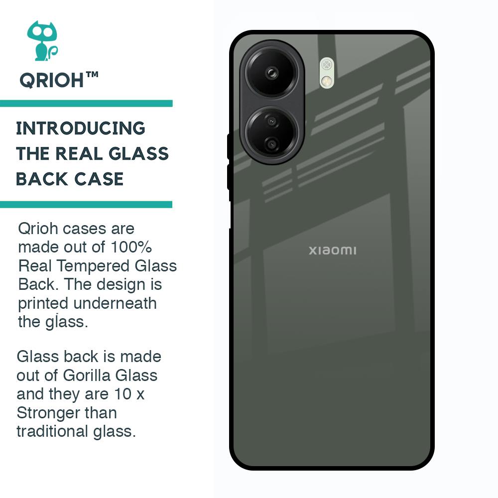 Charcoal Glass Case for Redmi 13C