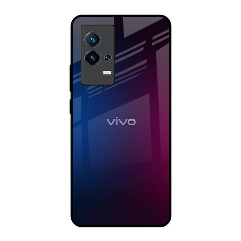 Mix Gradient Shade IQOO 8 5G Glass Back Cover Online