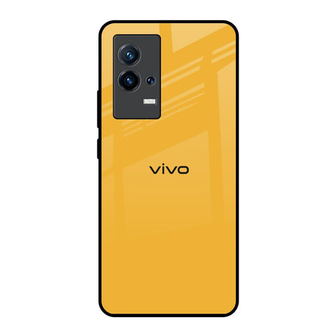 Fluorescent Yellow IQOO 8 5G Glass Back Cover Online