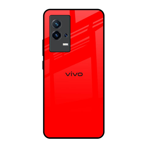 Blood Red IQOO 8 5G Glass Back Cover Online