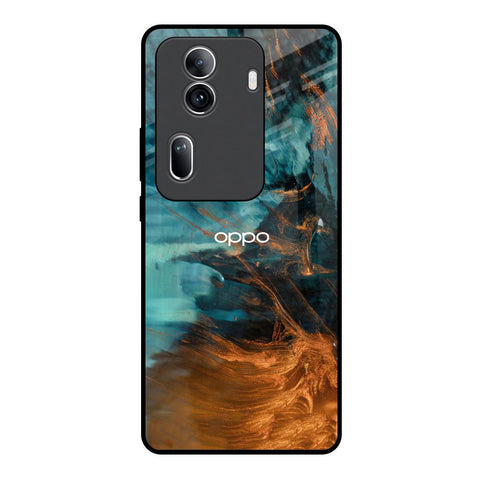 Golden Splash Oppo Reno11 Pro 5G Glass Back Cover Online