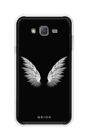 White Angel Wings Samsung J7 Back Cover