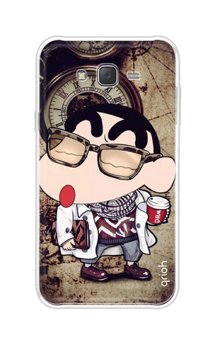 Nerdy Shinchan Samsung J7 Back Cover