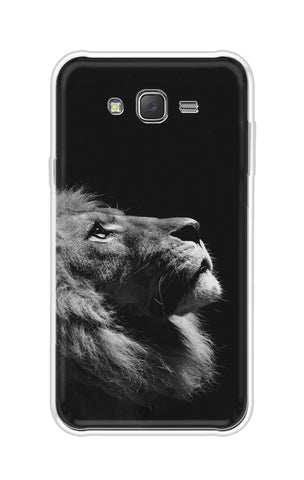 Lion Looking to Sky Samsung J7 Back Cover