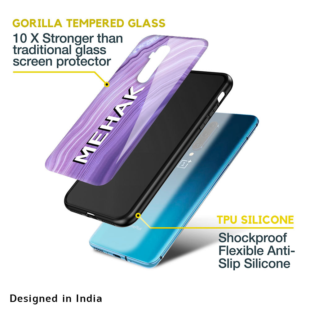 Lavender Agate Custom Glass Case