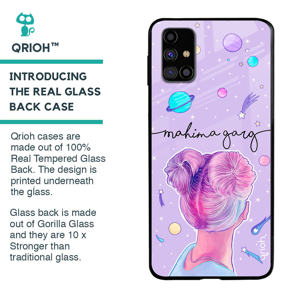 Admiring Galaxy Custom Glass Case