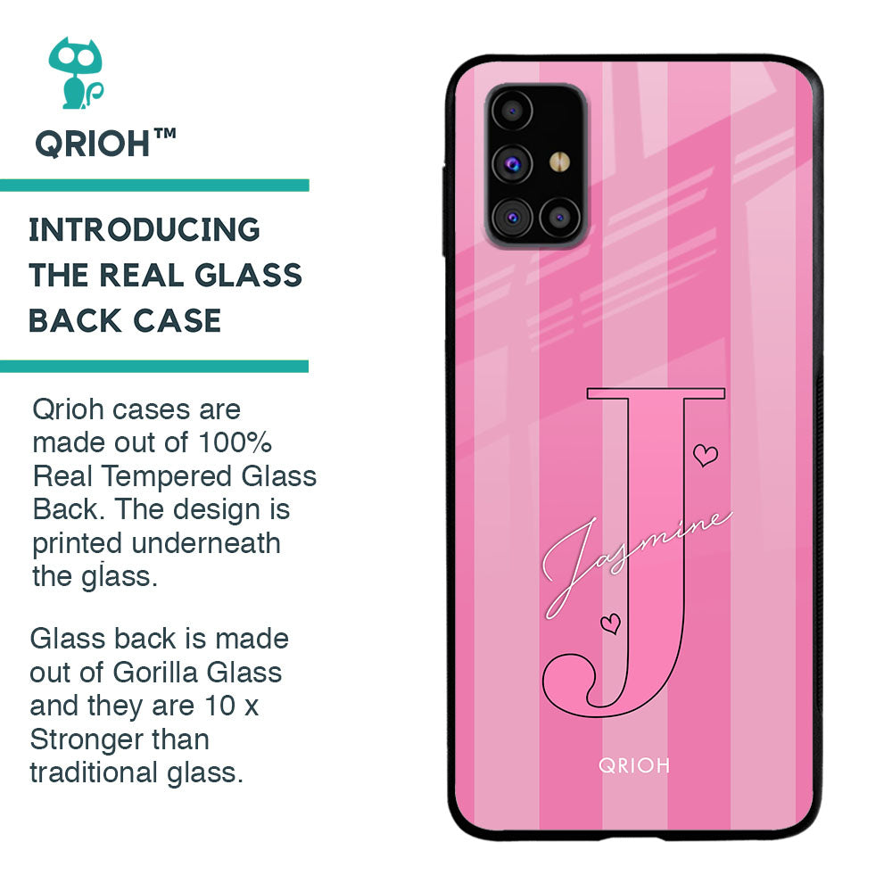Pink Flirty Heart Custom Glass Case