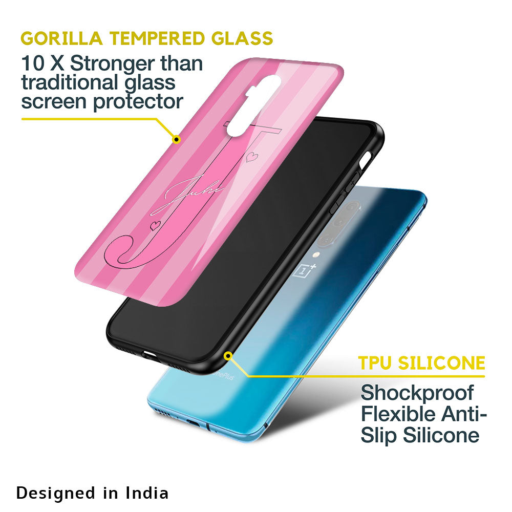 Pink Flirty Heart Custom Glass Case