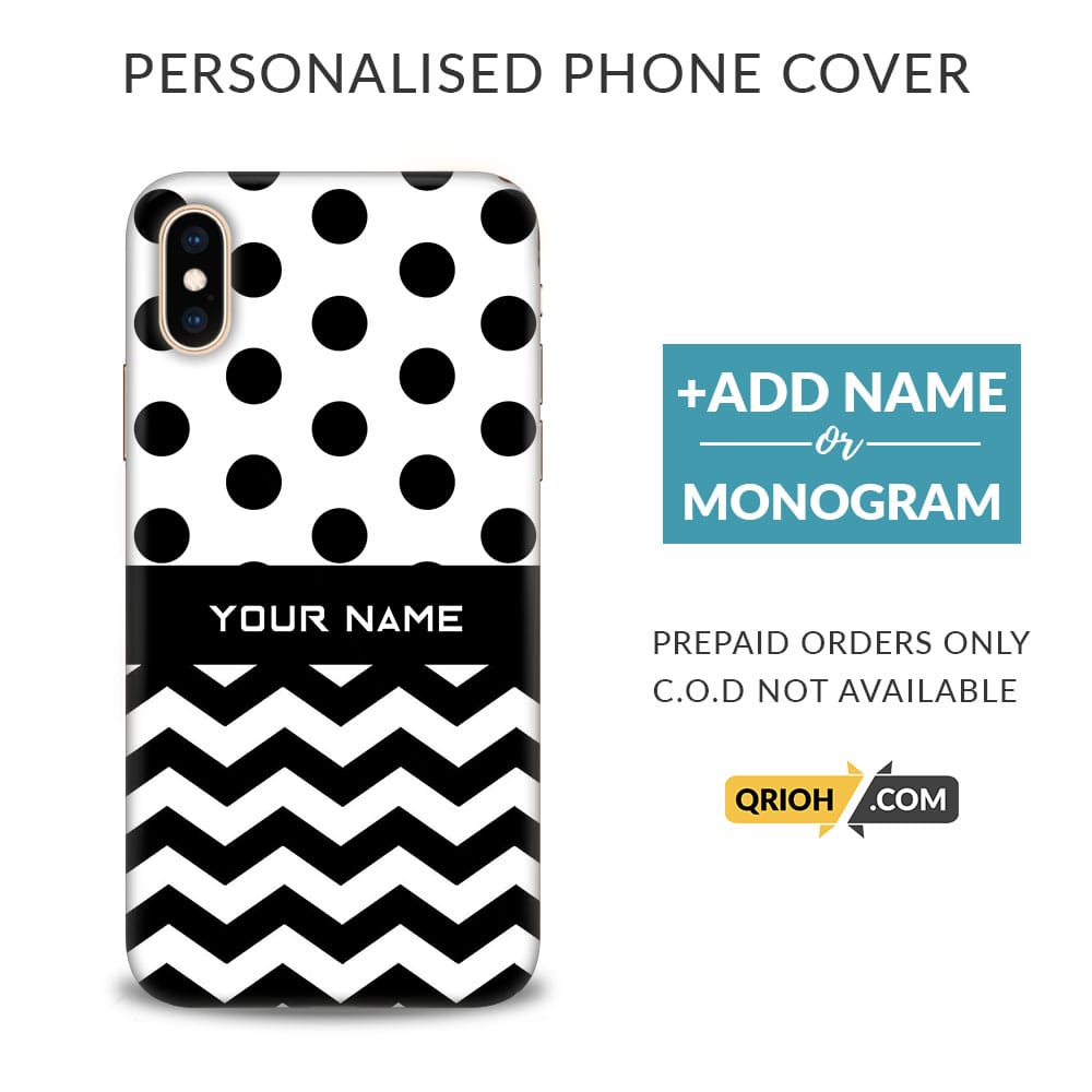 Polka Chevron Custom Phone Cover