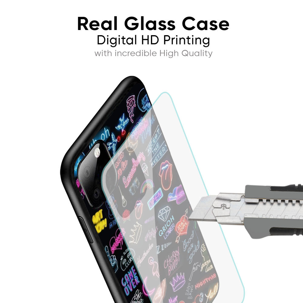 Accept The Mystery Glass Case for Realme 9 4G