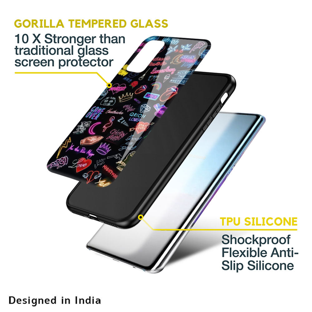Accept The Mystery Glass Case for Samsung Galaxy M13