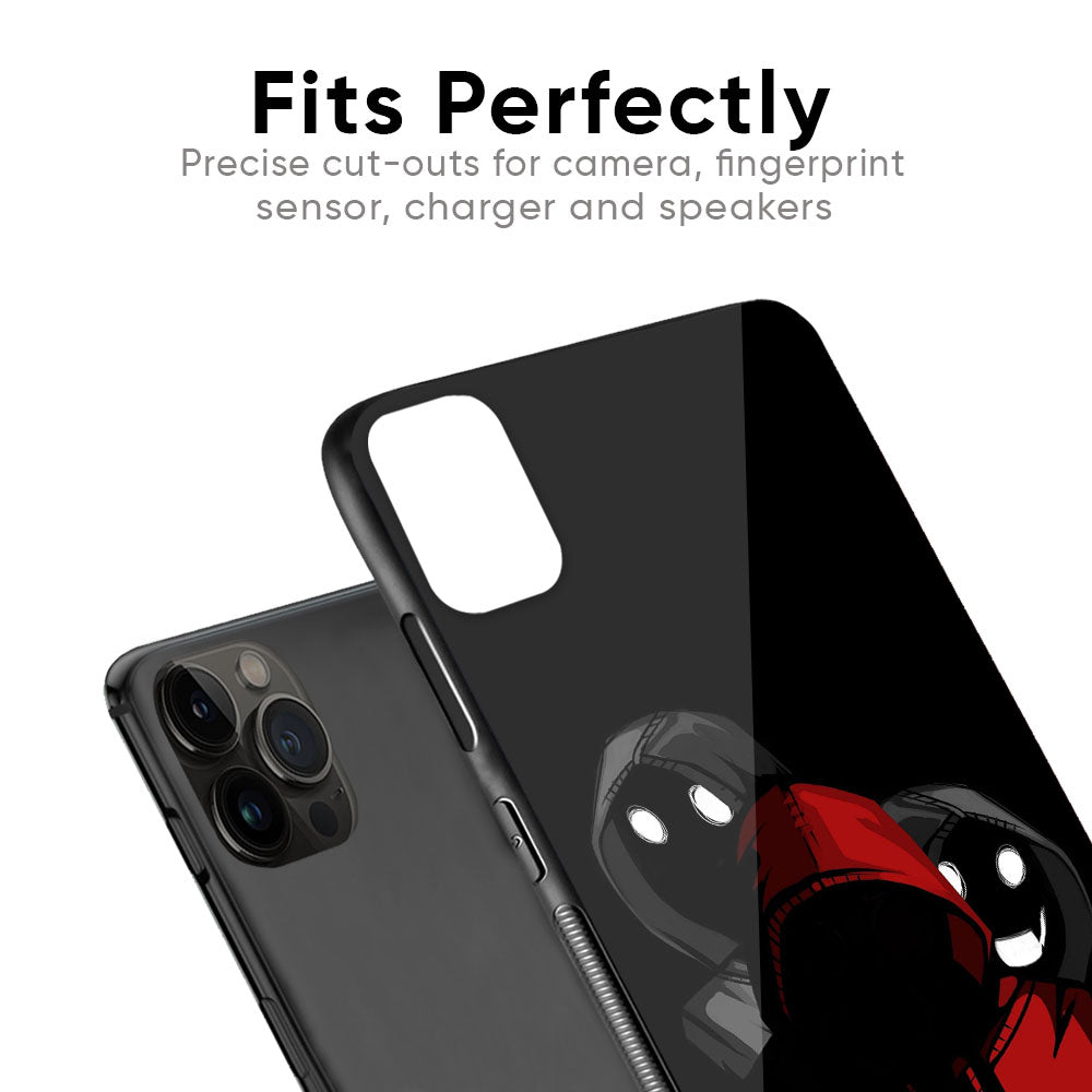 Shadow Character Glass Case for Apple iPhone XS Max
