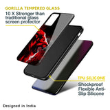 Red Angry Lion Glass Case for Oppo Reno8 Pro 5G